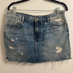 Zara Denim Mini Skirt